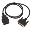 OBDII Diagnostic Cable 12V High Flexibility Code Reader Cable for