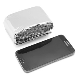 Emergency Zone 71x142 Inch Oversized Emergency Blanket, Reflective Thermal Blanket. 2 Pack