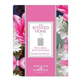 Ashley & Burwood Sachet (White Musk & Lotus Blossom, Musk & Lotus Blossom, Scented), Pack of 3