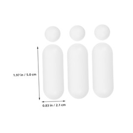 WOONEKY 18pcs Toilet Seat Bumpers Replacement for Home Hotel Non-Slip Bidet Seat Accessory