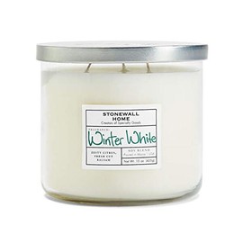 Stonewall Home Winter White, Medium Bowl Candle