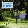 APONUO Metal Solar Spot Lights Outdoor with 9.8ft Cable Solar