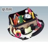 TRUSCO(トラスコ) ツールバッグ 320X240X200 24ポケット ブラック色 TTB330YBK