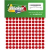540 Glue Dots 12 mm Red PVC Film, Weatherproof, CODING
