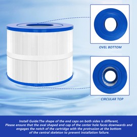 vkolim 2 Pack PBF40M Spa & Hot Tub Filter Cartridge Replacement Compatible with Pleatco PBF40M, Bullfrog Spas, Wellspring 30 Coreless 10-00282 Spa Filters (2 Pack)