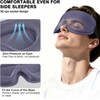 2 Piezas Antifaz para Dormir, Antifaz 3D Con Oscurecimiento Total