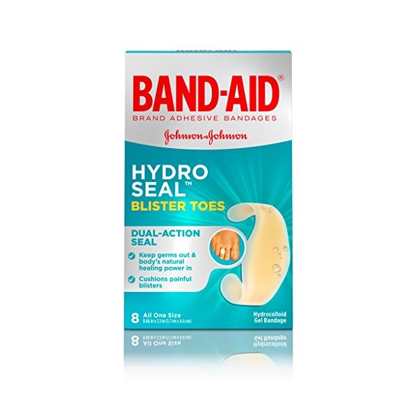 BAND-AID® Brand HYDRO SEAL® BLISTER TOE CUSHIONS, 8 COUNT