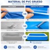 Alberca Inflable 262x175x50cm para Niños y Adultos, Piscina Rectangular Familiar