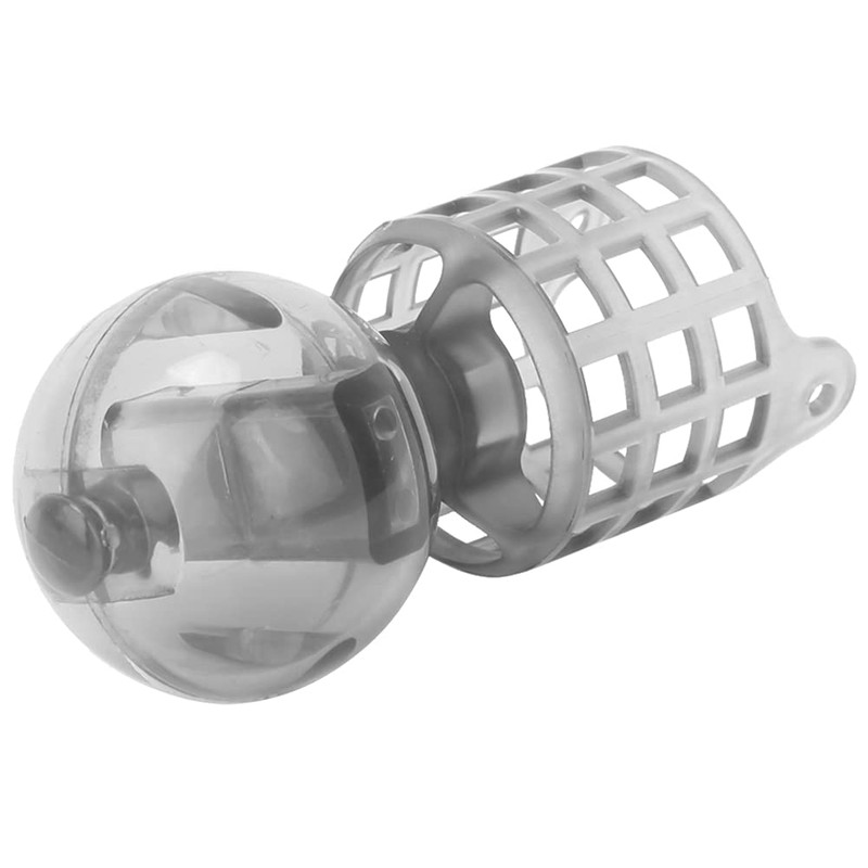 FECAMOS Fishing Feeder, Exquisite Fishing Bait Cage Fast Sinking PE