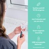 Bril UV-C Toothbrush Sanitizer, Portable Cleaner, Travel Cover, Magnetic Holder,