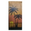 Sunset Palm Tree Beaded Curtains for Doorways, Door Beads Curtains,