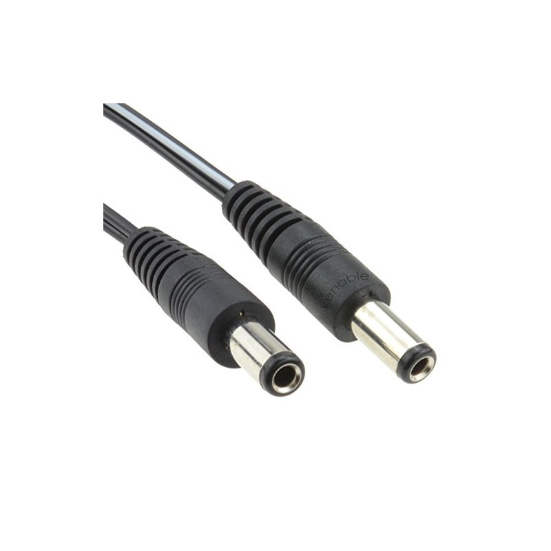 kenable 2.5mm x 5.5mm DC Connector Lead Male to Male