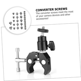 jojofuny 22pcs Threaded Screw Mount Camera and Tripod to Converter Lightweight and Photography Accessories Includes Screws and Reducer Nuts for Monopods and