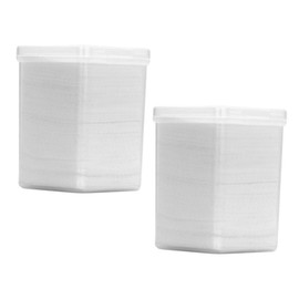 Baluue Eyelash Glue Cleaning Cotton Pads Essential Nail Art Tool for Easy Makeup Removal Per Box Soft Non-woven for Comfort
