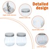 Qinpufu Glass Honey Dispenser No Drip - 10oz / 300ml
