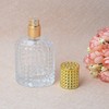 Enslz 50ml Refillable Clear Glass Luxury Spray Perfume Bottle Empty