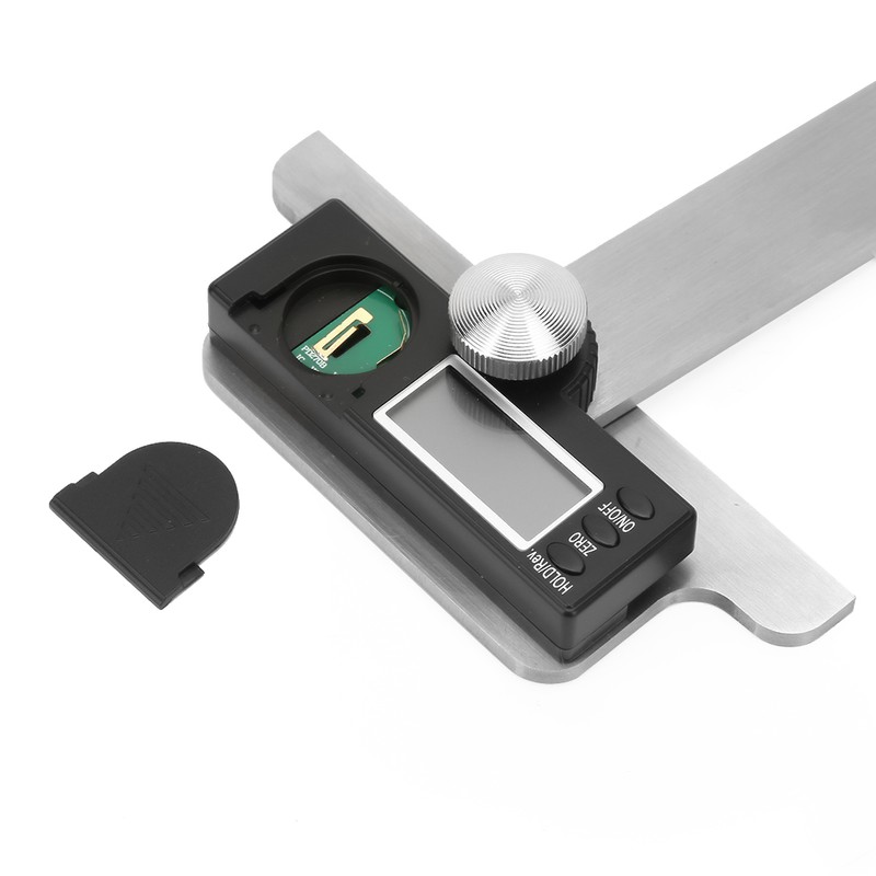Stainless Steel Goniometer 0-180° Electric Angle Finder Digital Angle Ruler