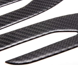 Xotic Tech Front Headlight Eyelid Edge Real Carbon Fiber Sporty Racing Frame Decal Trim Compatible with Toyota Camry 2018-2020