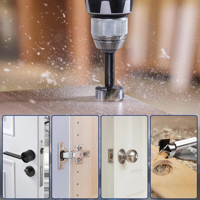 25mm Forstner Drill Bit for Woodworking, Forstner Bit Wood Drill