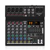 6 Channel DJ Mixer, Professional Audio Mixer, Metal, DSP 99