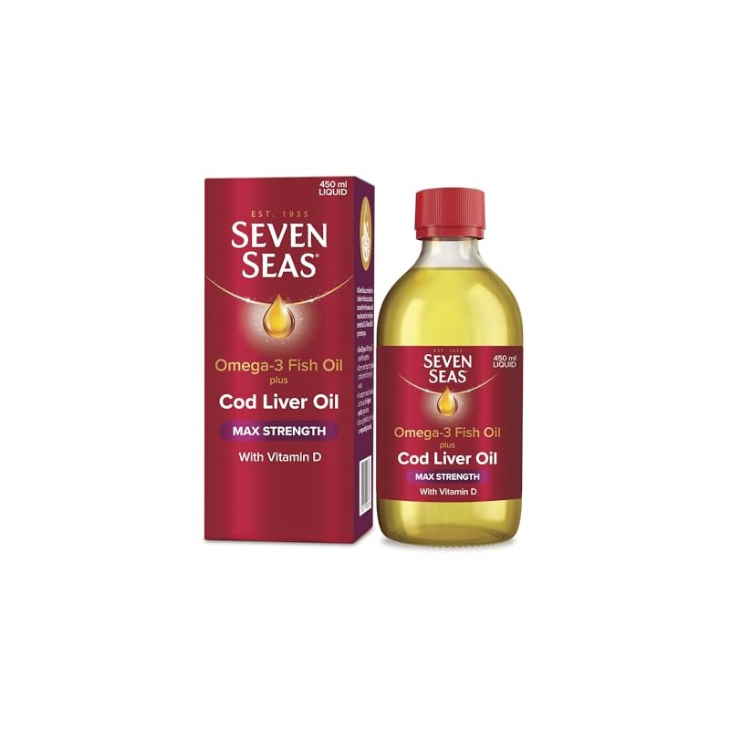 Seven Seas Omega-3 Fish Oil Plus Cod Liver Oil MAX
