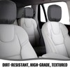 Tallew 4 Pcs Universal Car Headrest Cover Soft Car Seat