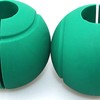 2pcs Dumbbell Grips Thick Silicone Barbell Grips Weight Bar Grips