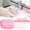 4 Pcs Soap Holder Soap Dish Travel Soap Case,Soap Dish