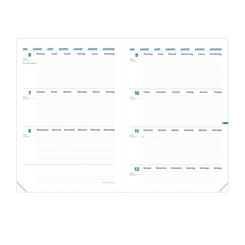 Quo Vadis 548001Q - Escolar 2020-2021 Agenda TEXTHEBDO A4 Impala,