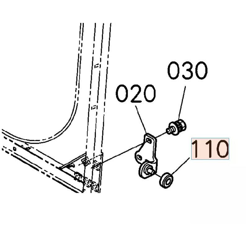 Kubota SVL Door Wheel Roller | 3D Printed | Low