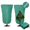 EnonGarden 2 Pack 72"x47" Winter Plant Covers Freeze Protection, 3
