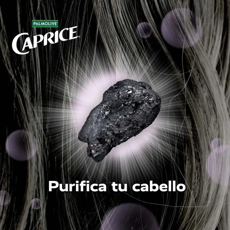 Shampoo Caprice Especialidades Purificante Carbón 750 ml