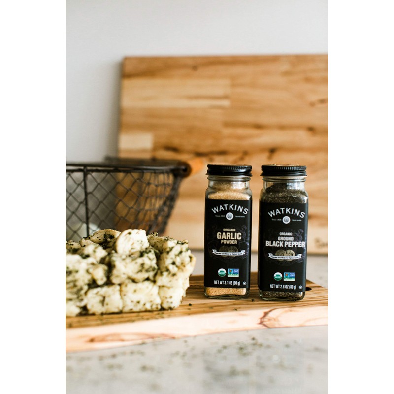 Watkins Gourmet Organic Spice Jar, Ground Black Pepper, 2.8 Ounce