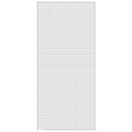 Geyer Instructional Products 503001 Dry Erase Door Grid, 82" Height, 38" Length, White/Black
