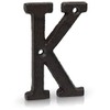 Basic Fundamentals 3-Inch Cast Iron Numbers for Wall and Mailbox