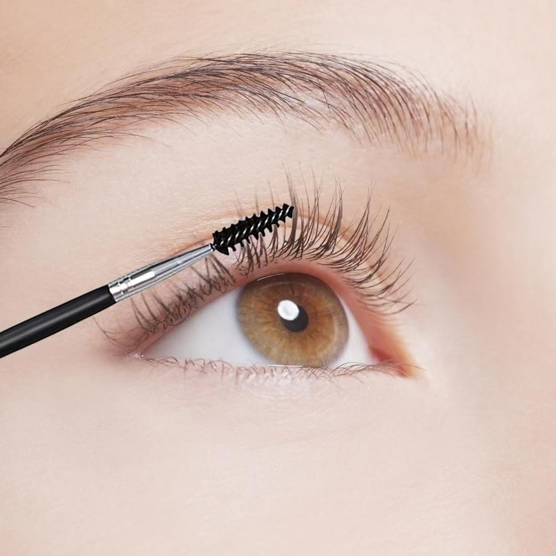 Eyebrow Brush, 2 Pcs Double-Sided Eyebrow Brush, Double-ended Eyelash Comb,