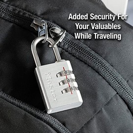 master lock equipaje Lock, 1-3/16 Inch, 1-3/16"