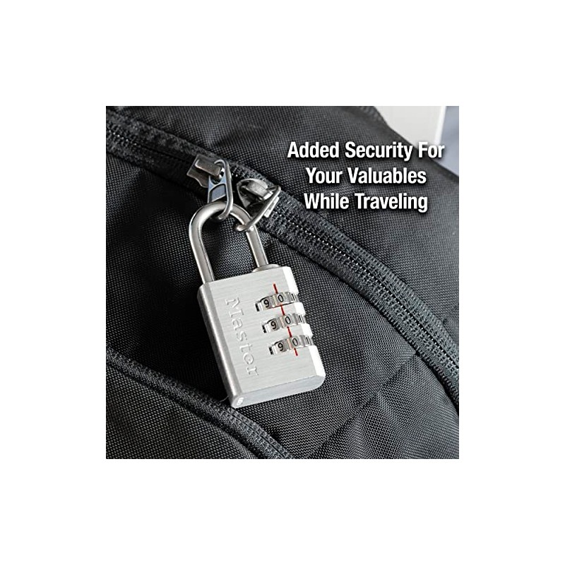 master lock equipaje Lock, 1-3/16 Inch, 1-3/16"