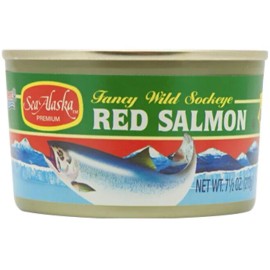 Sea Alaska Red Salmon 7.5 Oz Can (Pack Of 3)