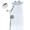 MakeFit Dual Handheld Shower Head Combo, 2-in-1 Rain Shower Heads
