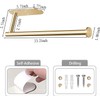 YUNTUOO Paper Towel Holders for Kitchen Adhesive Paper Towel Holder