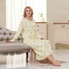 Keyocean Cotton Women Nightgowns, Soft Comfortable Lightweight Long Sleeves Winter