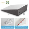 OAISZ Wedge Pillow for Sleep Apnea, 12 Inch Bed Wedge