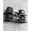 Adurei Shower Caddy No Drill Adhesive Wall Mounted SUS304 Stainless