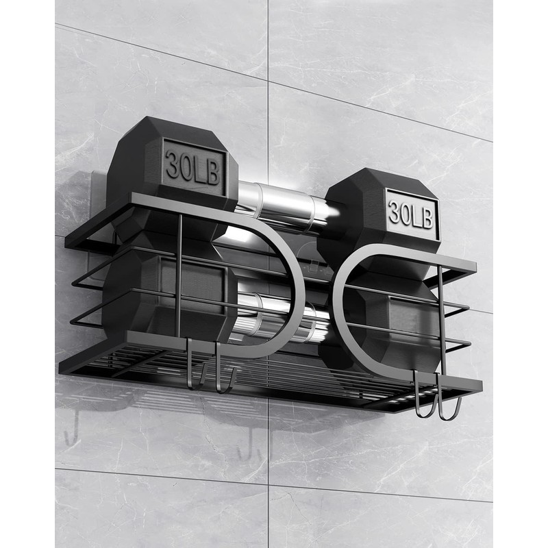 Adurei Shower Caddy No Drill Adhesive Wall Mounted SUS304 Stainless