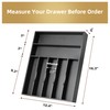 Besilord Silverware Organizer Kitchen Drawer Organizer Utensil Organizer Bamboo Silverware