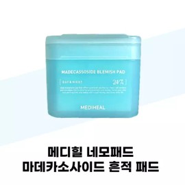 Mediheal 메디힐 네모패드 마데카소사이드 흔적 패드 본품 100매+리필 100매 Mediheal Nemopad Madecassoside Scar Patch Original 100pcs + Refill 100pcs