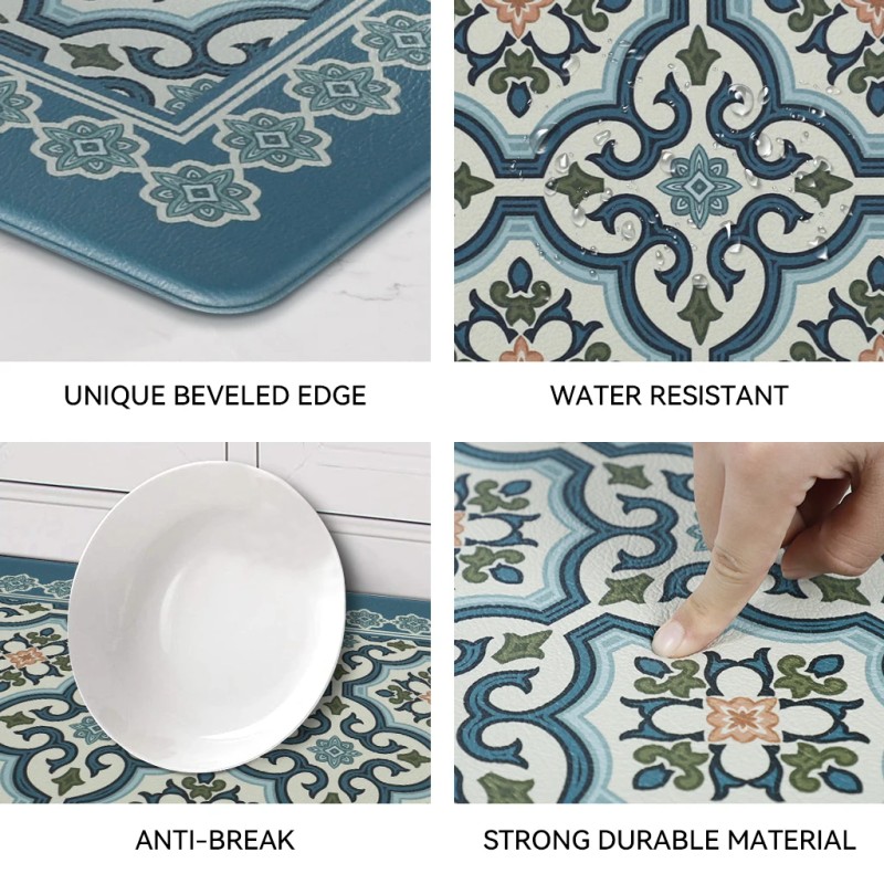 Modern Novelty Waterproof Stain Resistant Antimicrobial Non-Slip Heavy Duty PVC