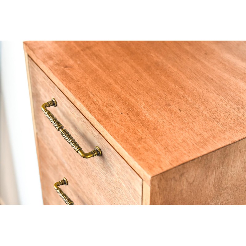 Goo-Ki 6 Pack Woven Cabinet Pulls Antique Brass Drawer Pulls