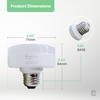 Xtricity LED Puck Light Bulb, E26 Bulb Base, Dimmable, Flat